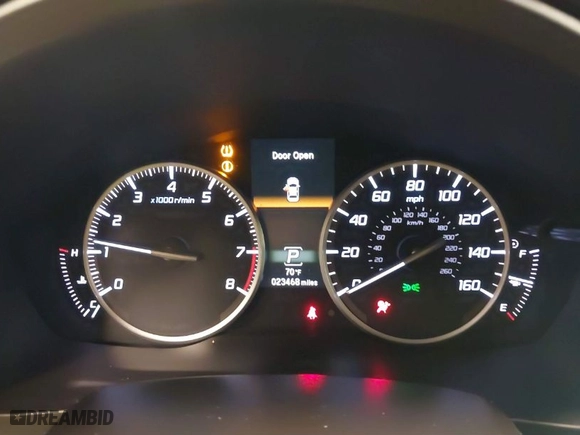 2021 Acura ILX w/Premium Package with VIN 19UDE2F79MA010093, listed as a IAAI auction lot 41830393 with 23,468 mi miles. Bid and sale history available at carsss.com. Image 7.