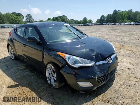 2012 Hyundai Veloster w/Black Int with VIN KMHTC6AD6CU080650, listed as a Copart auction lot 57844255 with Not provided miles and Salvage title. Bid and sale history available at DreamBid. Image 13.