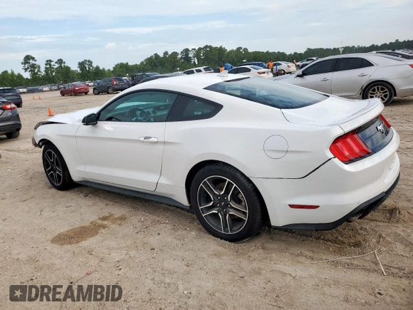 2022 Ford Mustang EcoBoost with VIN 1FA6P8TH6N5100254, listed as a Copart auction lot 64054365 with 75,098 mi miles and Salvage title. Bid and sale history available at DreamBid. Image 3.