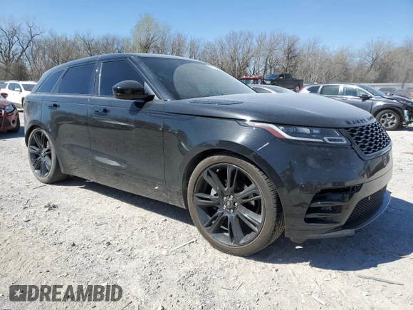 2022 Land Rover Range Rover Velar R-Dynamic S with VIN SALYT2EX2NA334715, listed as a Copart auction lot 49254235 with 57,706 mi miles and Salvage Title. Bid and sale history available at carsss.com. Image 4.