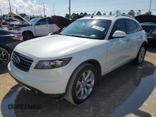 2008 Infiniti FX with VIN JNRAS08U28X102344, listed as a Copart auction lot 73819434 with Not Provided miles and Salvage Title. Bid and sale history available at carsss.com. Image 1.