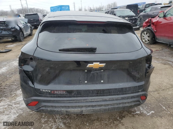 2024 Chevrolet Trax LS with VIN KL77LFE24RC098154, listed as a Copart auction lot 45012105 with 24,155 mi miles and Non Repairable. Bid and sale history available at carsss.com. Image 6.
