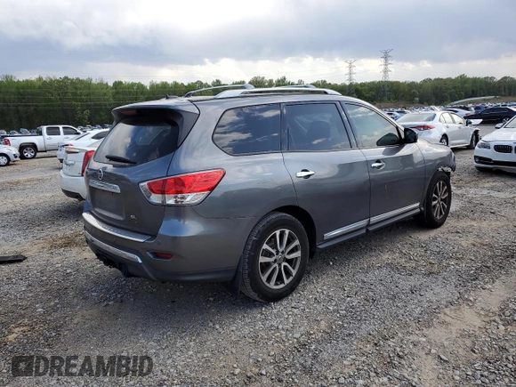2015 Nissan Pathfinder SL z VIN 5N1AR2MN4FC702143, wystawiony jako Copart lot #52563575 z przebiegiem 175 301 mil mil oraz Czysty tytuł • Clean title. Historia ofert i sprzedaży dostępna na DreamBid. Obrazek 3.