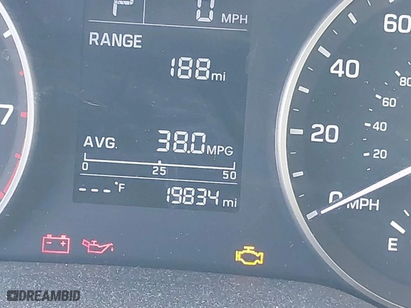 2018 Hyundai Elantra SE with VIN KMHD74LF2JU578773, listed as a IAAI auction lot 41991059 with 19,834 mi miles. Bid and sale history available at carsss.com. Image 16.