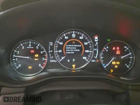 2024 Mazda 3 S with VIN 3MZBPAAM7RM416873, listed as a Copart auction lot 78707464 with 9,443 mi miles and Salvage Title. Bid and sale history available at DreamBid. Image 9.