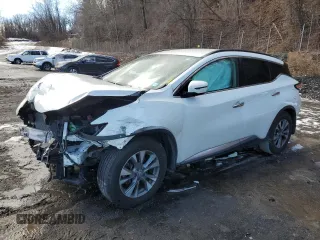 2017 Nissan Murano S with VIN 5N1AZ2MH6HN200350, listed as a Copart auction lot 43538285 with 91,970 mi miles and Salvage Title. Bid and sale history available at DreamBid. Image 1.