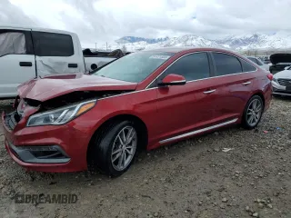 2016 Hyundai Sonata Limited with VIN 5NPE34ABXGH398318, listed as a Copart auction lot 51471555 with 85,186 mi miles and Salvage Title. Bid and sale history available at carsss.com. Image 1.