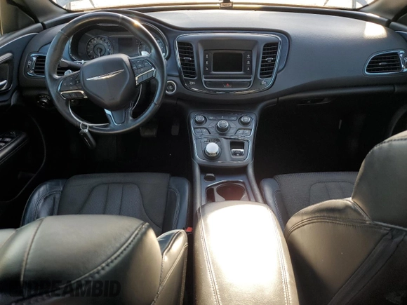 2015 Chrysler 200 S with VIN 1C3CCCDG9FN601579, listed as a Copart auction lot 55183085 with 119,010 mi miles and Clean Title. Bid and sale history available at carsss.com. Image 8.