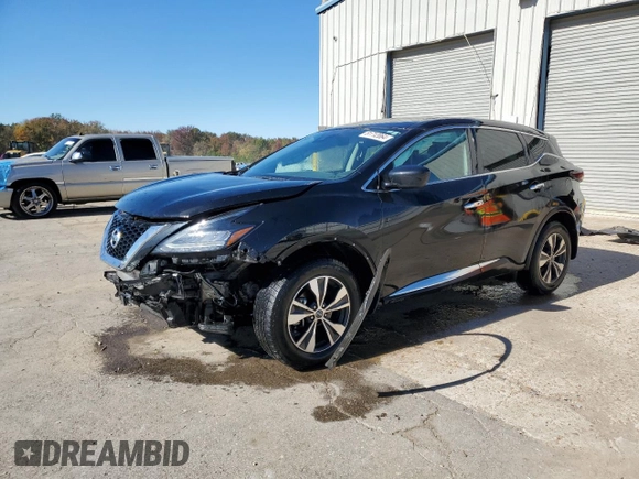 2022 Nissan Murano S with VIN 5N1AZ2AJXNC119673, listed as a Copart auction lot 81712064 with 131,227 mi miles and Salvage Title. Bid and sale history available at DreamBid. Image 1.