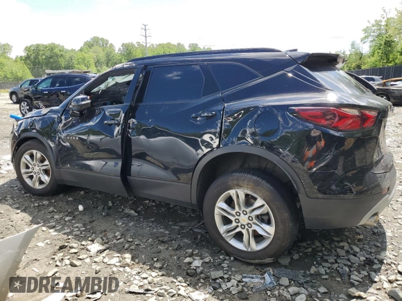 2021 Chevrolet Blazer LT with VIN 3GNKBJRS8MS572047, listed as a Copart auction lot 55783135 with 96,744 mi miles and Salvage title. Bid and sale history available at DreamBid. Image 2.