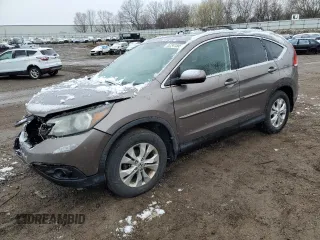 2012 Honda CR-V EX-L with VIN 5J6RM4H79CL063633, listed as a Copart auction lot 52341555 with 257,628 mi miles and Clean Title. Bid and sale history available at carsss.com. Image 1.