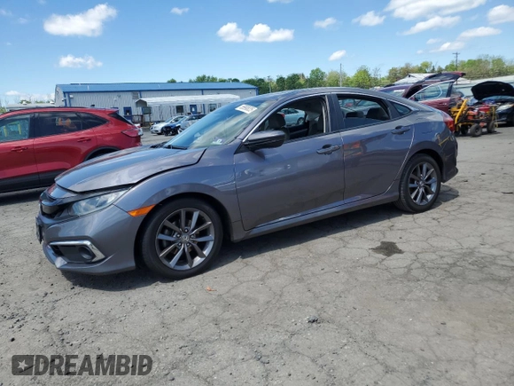 2020 Honda Civic EX-L z VIN 19XFC1F74LE208728, wystawiony jako Copart lot #55990835 z przebiegiem 150 354 mil mil oraz Szkoda całkowita • Salvage title. Historia ofert i sprzedaży dostępna na DreamBid. Obrazek 1.