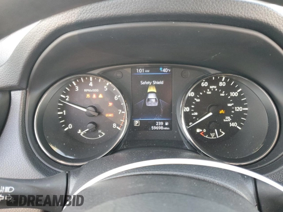 2018 Nissan Rogue SV with VIN KNMAT2MT8JP586631, listed as a Copart auction lot 50012505 with 59,698 mi miles and Salvage Title. Bid and sale history available at carsss.com. Image 9.