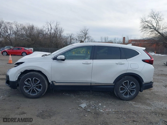 2022 Honda CR-V EX-L with VIN 5J6RW1H85NL001828, listed as a IAAI auction lot 41571532 with 37,586 mi miles. Bid and sale history available at carsss.com. Image 15.