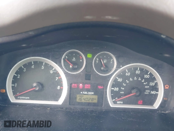 2006 Hyundai Santa Fe GLS with VIN KM8SC13D76U100145, listed as a IAAI auction lot 41093265 with 164,028 mi miles. Bid and sale history available at carsss.com. Image 7.