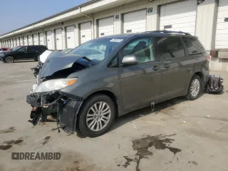 2011 Toyota Sienna XLE AAS with VIN 5TDYK3DC3BS138702, listed as a Copart auction lot 48552425 with 170,685 mi miles and Salvage Title. Bid and sale history available at carsss.com. Image 1.