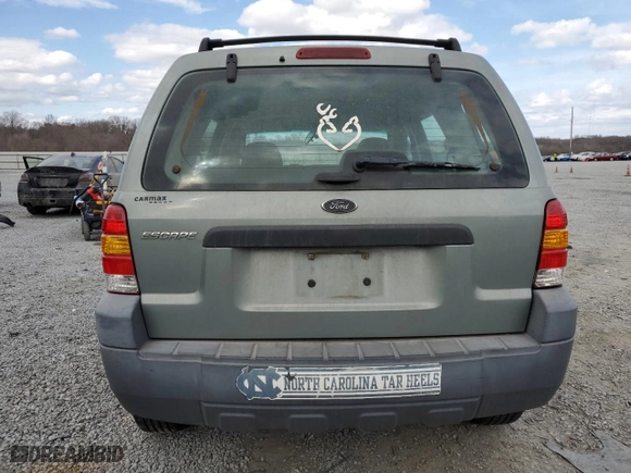 2005 Ford Escape XLS Value with VIN 1FMYU92Z05KA21168, listed as a Copart auction lot 47630185 with 253,389 mi miles and Salvage Title. Bid and sale history available at carsss.com. Image 6.