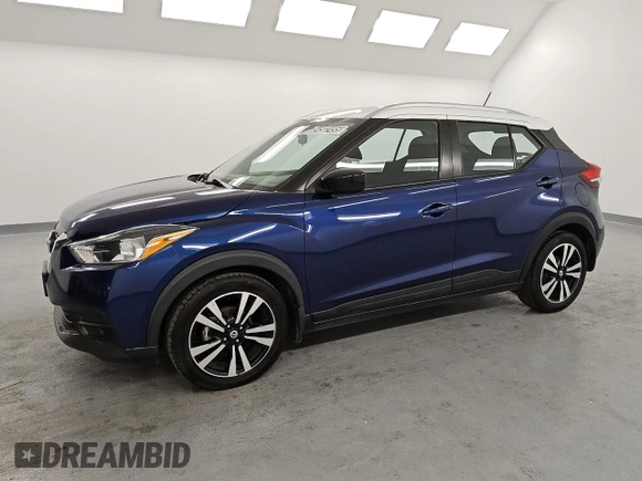 2020 Nissan Kicks SV with VIN 3N1CP5CV7LL478942, listed as a Copart auction lot 54542495 with 114,745 mi miles and Clean Title. Bid and sale history available at carsss.com. Image 1.