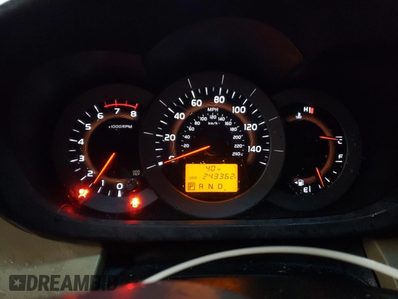 2009 Toyota RAV4 Ltd with VIN 2T3BK31V59W010126, listed as a Copart auction lot 47362795 with 243,362 mi miles and Salvage Title. Bid and sale history available at carsss.com. Image 9.