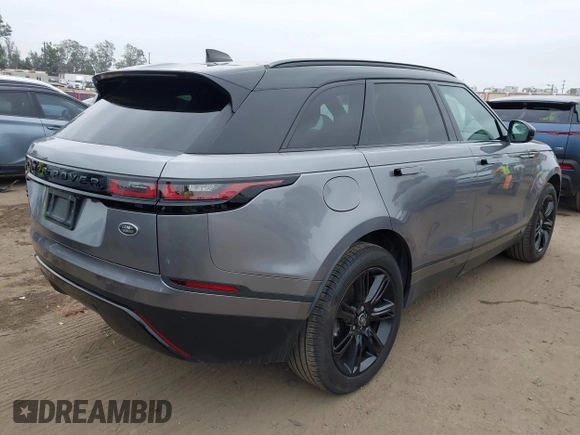 2020 Land Rover Range Rover Velar S with VIN SALYB2FV0LA243665, listed as a IAAI auction lot 42435290 with 49,129 mi miles and . Bid and sale history available at DreamBid. Image 4.