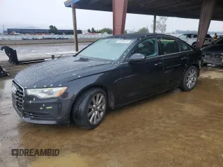 2014 Audi A6 Premium Plus with VIN WAUFMAFC9EN034046, listed as a Copart auction lot 81934414 with 167,008 mi miles and Salvage title. Bid and sale history available at DreamBid. Image 1.