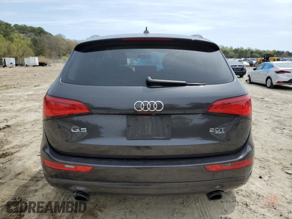 2014 Audi Q5 Premium Plus with VIN WA1LFAFP7EA125868, listed as a Copart auction lot 51979065 with 117,756 mi miles and Salvage title. Bid and sale history available at DreamBid. Image 6.