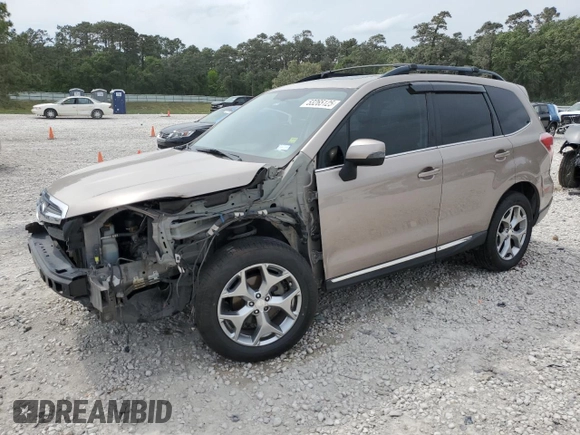 2015 Subaru Forester Touring with VIN JF2SJAUC6FH827254, listed as a Copart auction lot 53265125 with 110,741 mi miles and Salvage title. Bid and sale history available at DreamBid. Image 1.