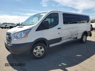 2018 Ford Transit Passenger XL with VIN 1FBZX2YG9JKA69909, listed as a Copart auction lot 69885874 with 102,175 mi miles and Salvage Title. Bid and sale history available at carsss.com. Image 1.