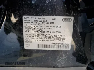 2024 Audi SQ5 Premium Plus with VIN WA1B4AFY4R2009604, listed as a Copart auction lot 49346145 with 16,054 mi miles and Salvage title. Bid and sale history available at DreamBid. Image 15.