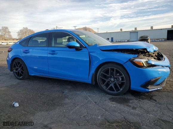 2023 Honda Civic Hatchback Sport Touring with VIN 19XFL1H83PE010668, listed as a Copart auction lot 41841625 with 102,891 mi miles and Salvage Title. Bid and sale history available at carsss.com. Image 4.
