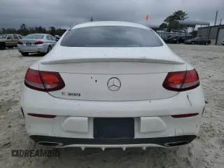 2017 Mercedes-Benz C 300 with VIN WDDWJ4JB3HF386989, listed as a Copart auction lot 51231535 with Not Provided miles and Salvage Title. Bid and sale history available at carsss.com. Image 6.
