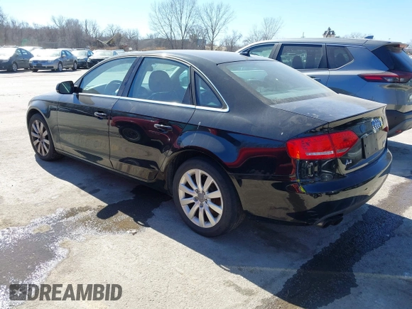 2010 Audi A4 2.0T Premium Plus with VIN WAUEFAFL4AN025304, listed as a IAAI auction lot 41702187 with 149,865 mi miles. Bid and sale history available at carsss.com. Image 3.