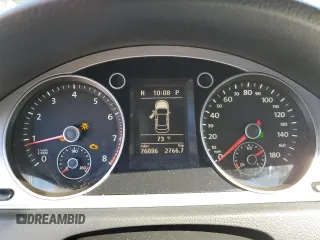 2013 Volkswagen CC R-Line with VIN WVWBP7AN0DE508775, listed as a Copart auction lot 74292864 with 76,086 mi miles and Salvage Title. Bid and sale history available at carsss.com. Image 9.