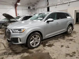 2023 Audi Q7 Premium с VIN WA1ACBF71PD019777, выставлен на аукционе Copart как лот 87881285 с пробегом 22 908 миль миль и Списание • Salvage title. История ставок и продаж доступна на DreamBid. Изображение 1.