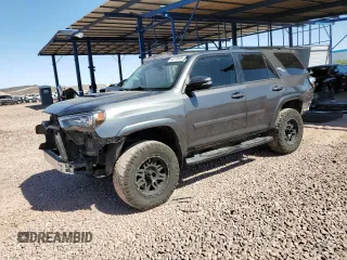 2019 Toyota 4Runner SR5 with VIN JTEBU5JR6K5712229, listed as a Copart auction lot 53570005 with 72,907 mi miles and Salvage title. Bid and sale history available at DreamBid. Image 1.