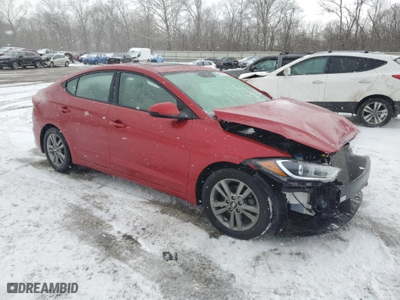 2017 Hyundai Elantra SE with VIN 5NPD84LF9HH210712, listed as a Copart auction lot 46064935 with 64,867 mi miles and Salvage Title. Bid and sale history available at carsss.com. Image 4.