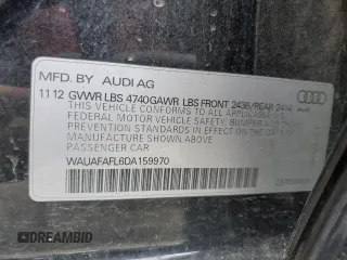 2013 Audi A4 Premium with VIN WAUAFAFL6DA159970, listed as a Copart auction lot 49479955 with 103,703 mi miles and Salvage Title. Bid and sale history available at carsss.com. Image 14.
