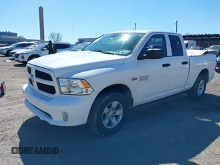 2017 Ram 1500 Express with VIN 1C6RR7FTXHS595888, listed as a IAAI auction lot 41902085 with 136,000 mi miles. Bid and sale history available at carsss.com. Image 2.