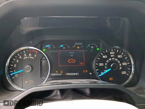 2015 Ford F-150 XL with VIN 1FTEW1CFXFFA53238, listed as a Copart auction lot 61612925 with 120,315 mi miles and Salvage title. Bid and sale history available at DreamBid. Image 9.