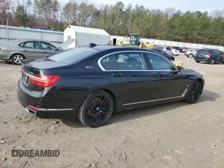 2018 BMW 7 Series 740e xDrive iPerformance with VIN WBA7J2C53JG938434, listed as a Copart auction lot 85508014 with 69,183 mi miles and Salvage Title. Bid and sale history available at carsss.com. Image 3.