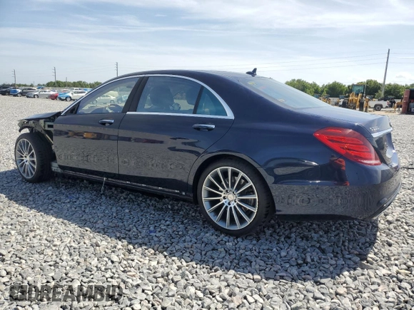 2015 Mercedes-Benz S 550 with VIN WDDUG8CB0FA175088, listed as a Copart auction lot 53629325 with 44,873 mi miles and Salvage Title. Bid and sale history available at carsss.com. Image 2.