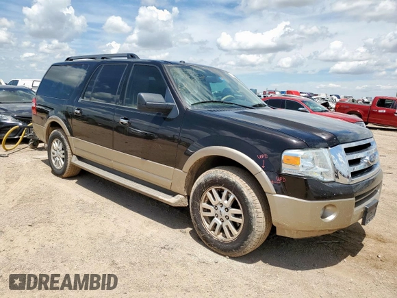 2013 Ford Expedition Max XLT with VIN 1FMJK1H56DEF58606, listed as a Copart auction lot 60401015 with 219,907 mi miles and Salvage title. Bid and sale history available at DreamBid. Image 4.