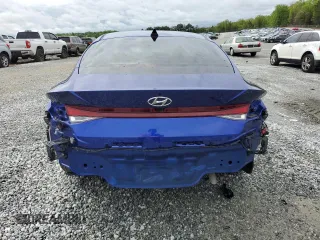 2023 Hyundai Elantra SEL with VIN KMHLS4AG0PU478394, listed as a Copart auction lot 51831975 with 13,982 mi miles and Salvage Title. Bid and sale history available at DreamBid. Image 6.