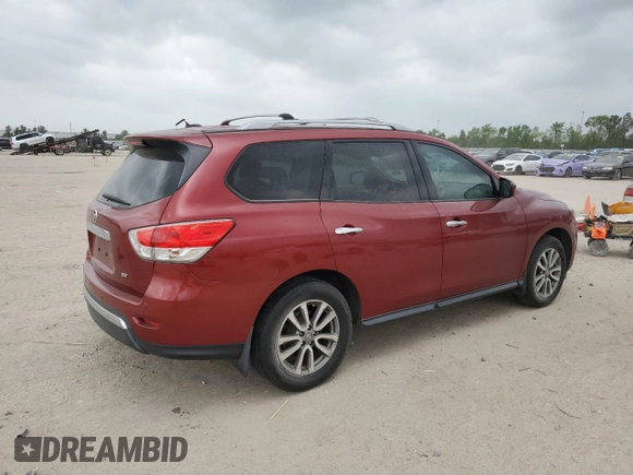 2014 Nissan Pathfinder SV with VIN 5N1AR2MN3EC672339, listed as a Copart auction lot 51708845 with 110,244 mi miles and Salvage Title. Bid and sale history available at carsss.com. Image 3.