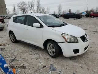 2009 Pontiac Vibe w/1SA with VIN 5Y2SP67809Z409952, listed as a Copart auction lot 52494555 with 127,824 mi miles and Clean Title. Bid and sale history available at carsss.com. Image 4.