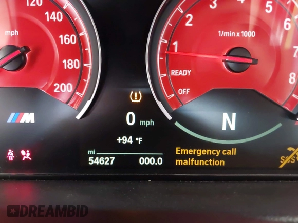 2018 BMW M3 with VIN WBS8M9C55J5J79801, listed as a IAAI auction lot 42503771 with 54,627 mi miles and . Bid and sale history available at DreamBid. Image 16.