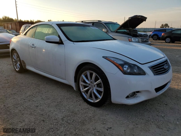 2012 Infiniti G37 Convertible with VIN JN1CV6FE9CM202288, listed as a Copart auction lot 74030244 with 0 mi miles and Non Repairable. Bid and sale history available at carsss.com. Image 4.