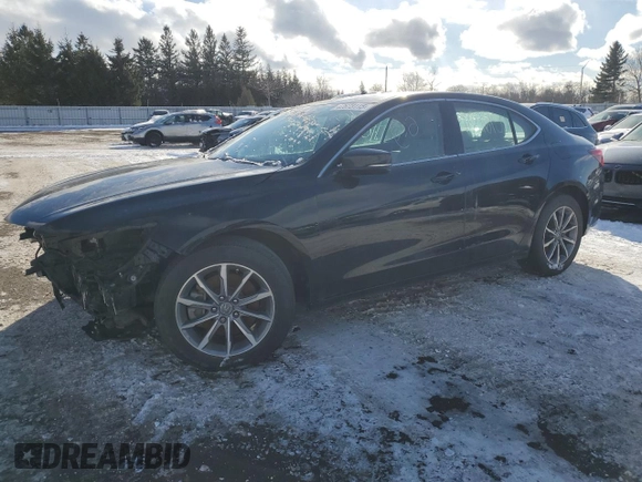 2017 Acura TLX w/Technology Pkg with VIN 19UUB1F56HA800152, listed as a Copart auction lot 42673115 with 0 mi miles and Salvage Title. Bid and sale history available at carsss.com. Image 1.