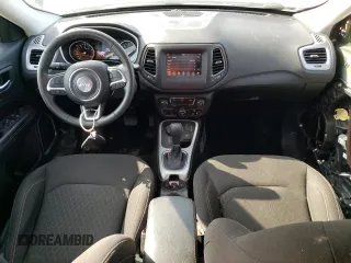 2021 Jeep Compass Sport with VIN 3C4NJDAB4MT510581, listed as a Copart auction lot 43903255 with 67,496 mi miles and Salvage title. Bid and sale history available at DreamBid. Image 8.