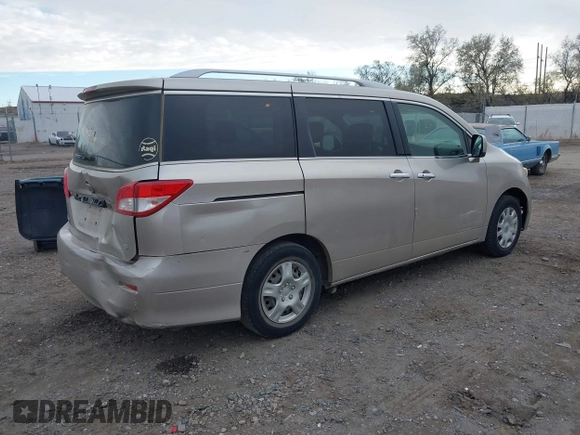 2012 Nissan Quest SL with VIN JN8AE2KP3C9041495, listed as a IAAI auction lot 40862428 with 204,371 mi miles. Bid and sale history available at carsss.com. Image 4.